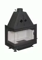 Топка EcoKamin АЛЬФА 700 два стекла левое стекло