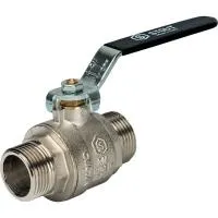 STOUT Кран SVB-0005-000020 шаровой полнопроходной, НР/НР, ручка рычаг 3/4