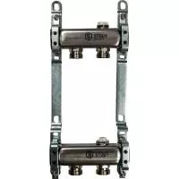 STOUT Коллектор из нержавеющей стали для радиаторной разводки 2 вых.