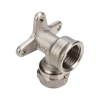 Обжимные латунные фитинги уголок водорозетка, вн-цанга AQUALINK