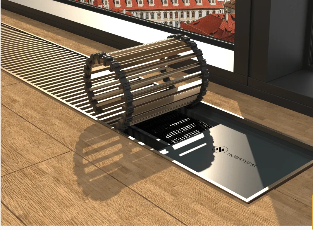 Внутрипольный конвектор Новатерм НТ-В-19/30/